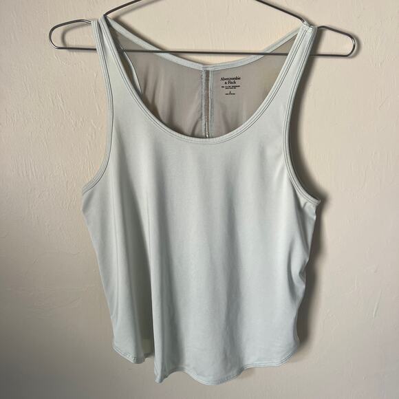 Abercrombie & Fitch Women’s Mesh Racerback Mint Green Workout Top Size Small - Picture 1 of 8